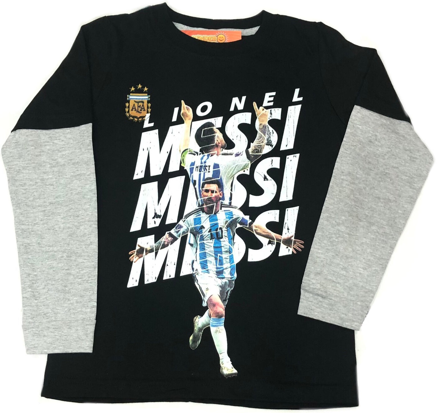 Remera MESSI brilla en la oscuridad de algodón