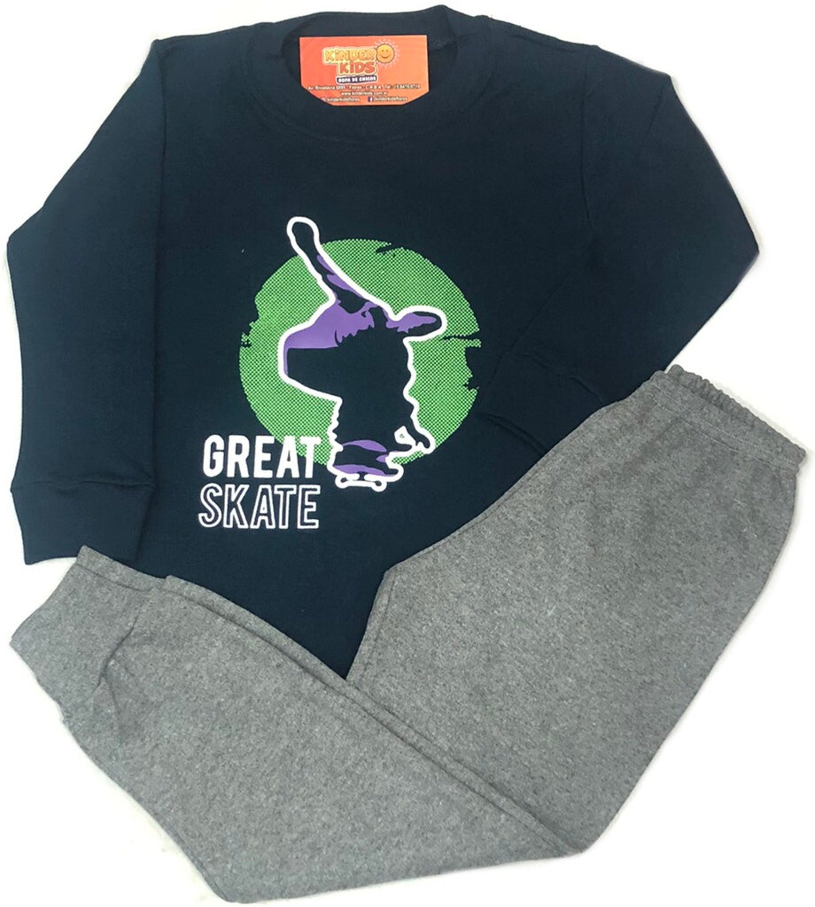 Pijama SKATE de Algodón