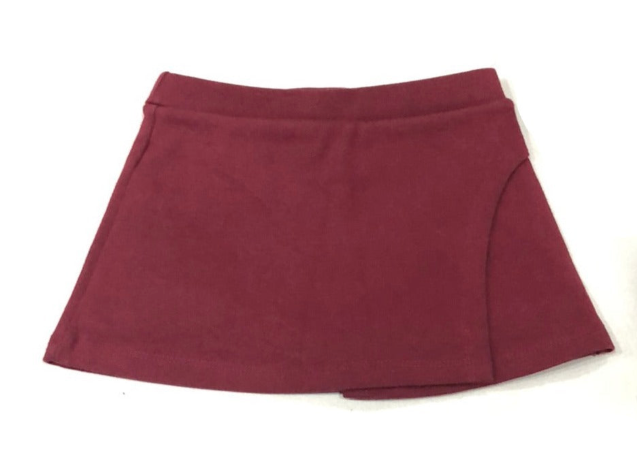 Short pollera Colegial de Algodón con Lycra juvenil