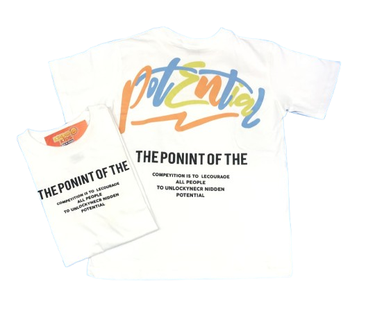 Remera THE PONINT OF THE doble estampa de algodón