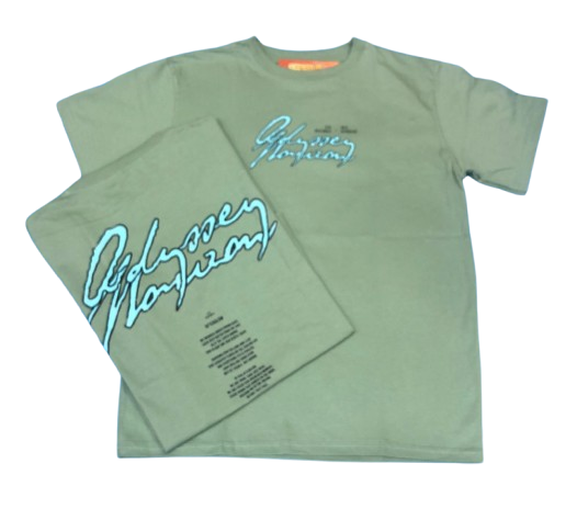 Remera AFTERGLOW doble estampa de algodón